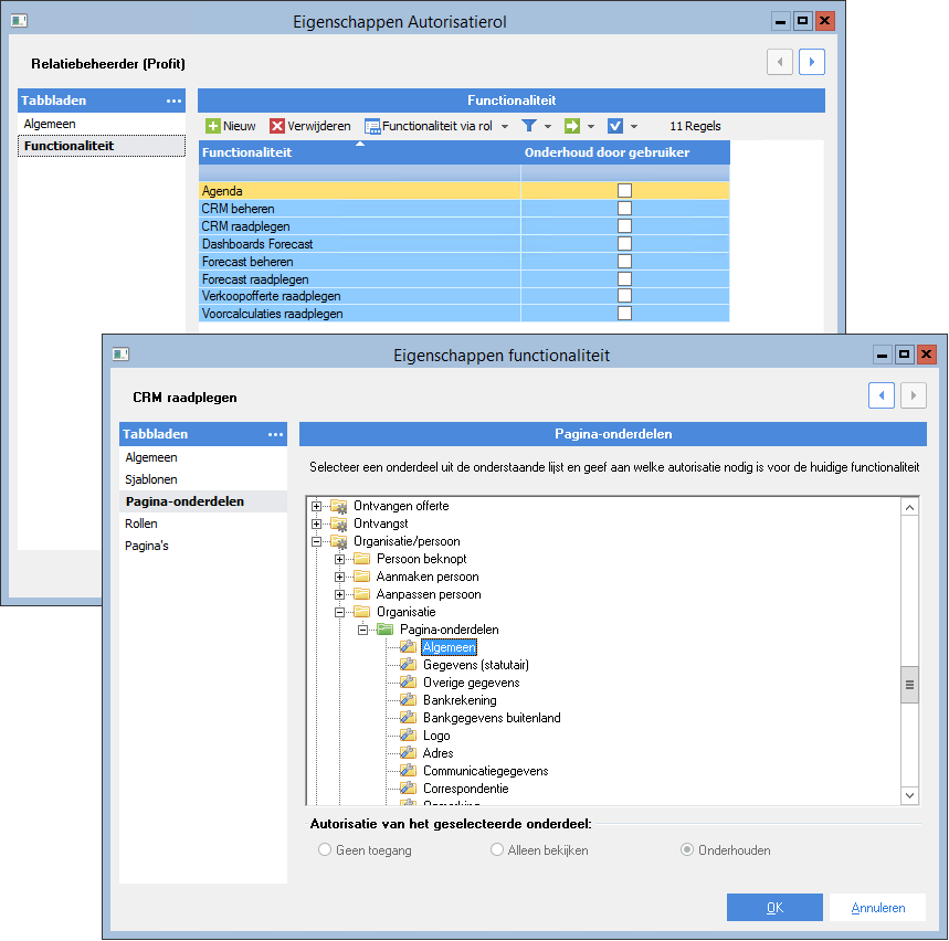 New in Profit 11 - Application management - AFAS Klantportal