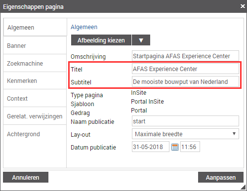 new in profit 8 - insite and outsite - afas klantportal